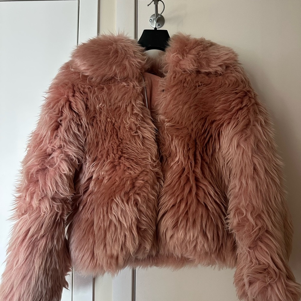Mega Muppet Shearling bomber